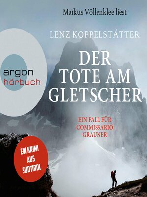 cover image of Der Tote am Gletscher